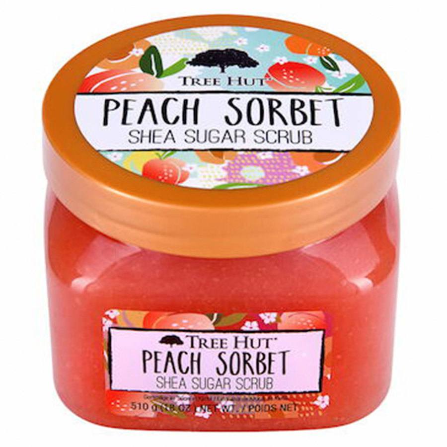 Tree Hut Shea Sugar Scrub Peach Sorbet 510 g