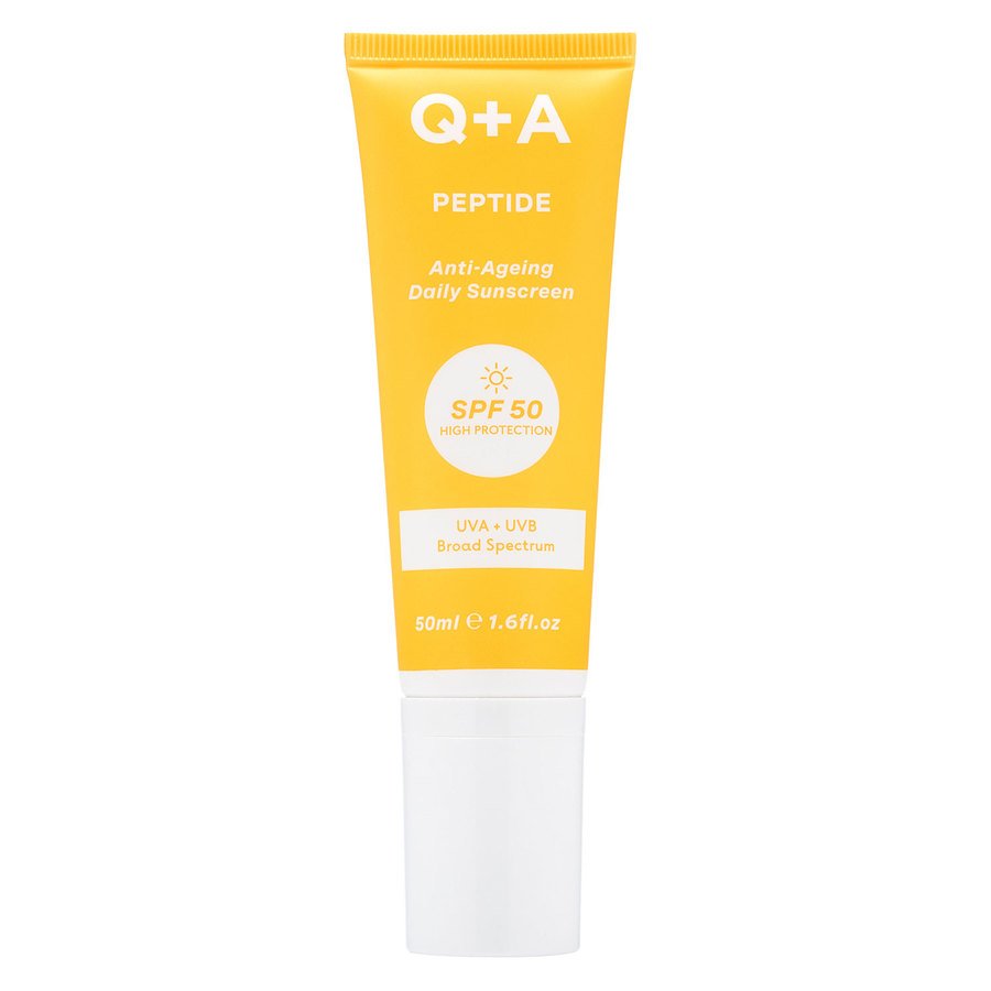 Q+A Peptide Renewing Face Sunscreen SPF50 50ml