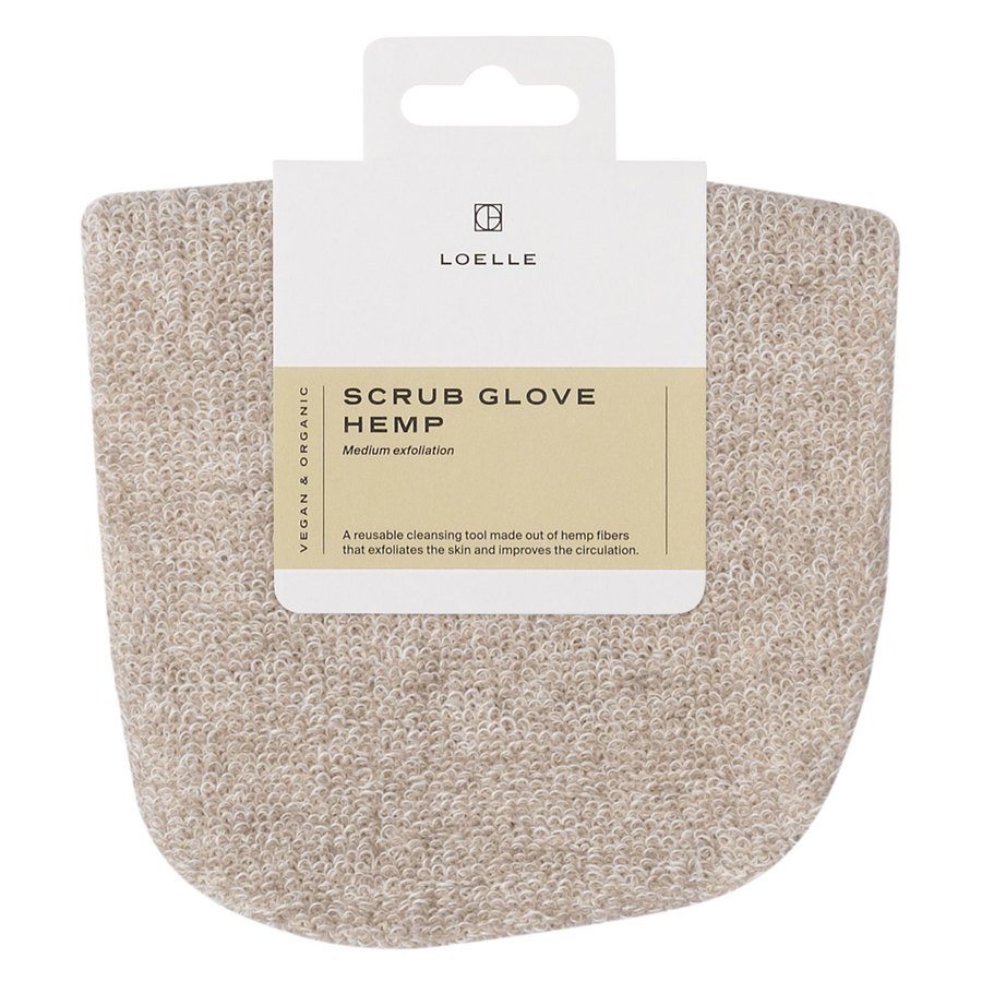 Loelle Organic Skincare Scrub Glove Hemp