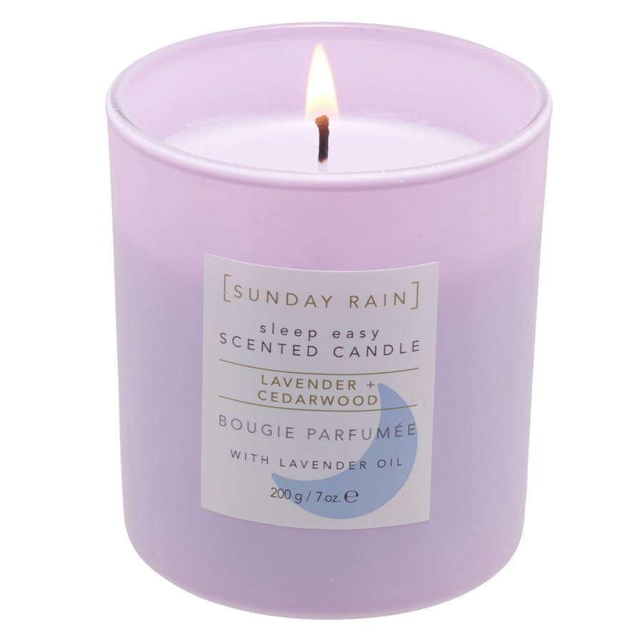 Sunday Rain Sleep Easy Scented Candle Lavender & Cedarwood 200 g