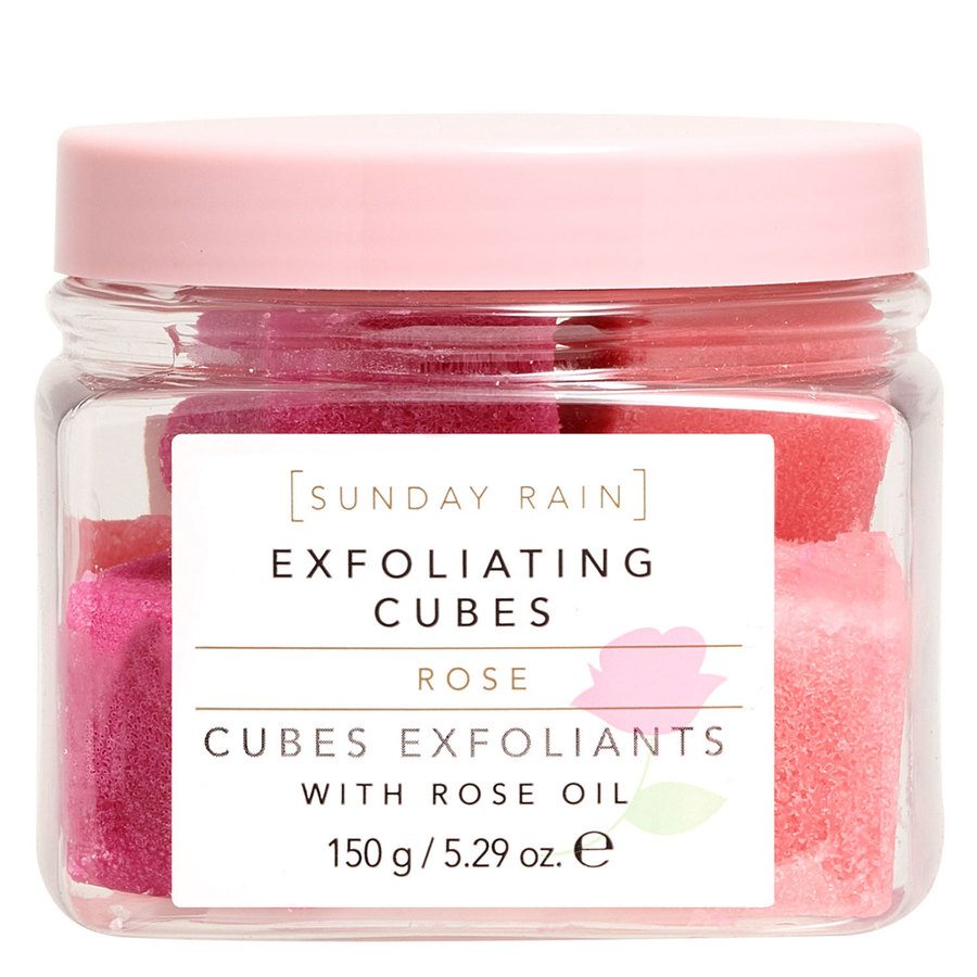 Sunday Exfoliating Cubes Rain Rose 150 g