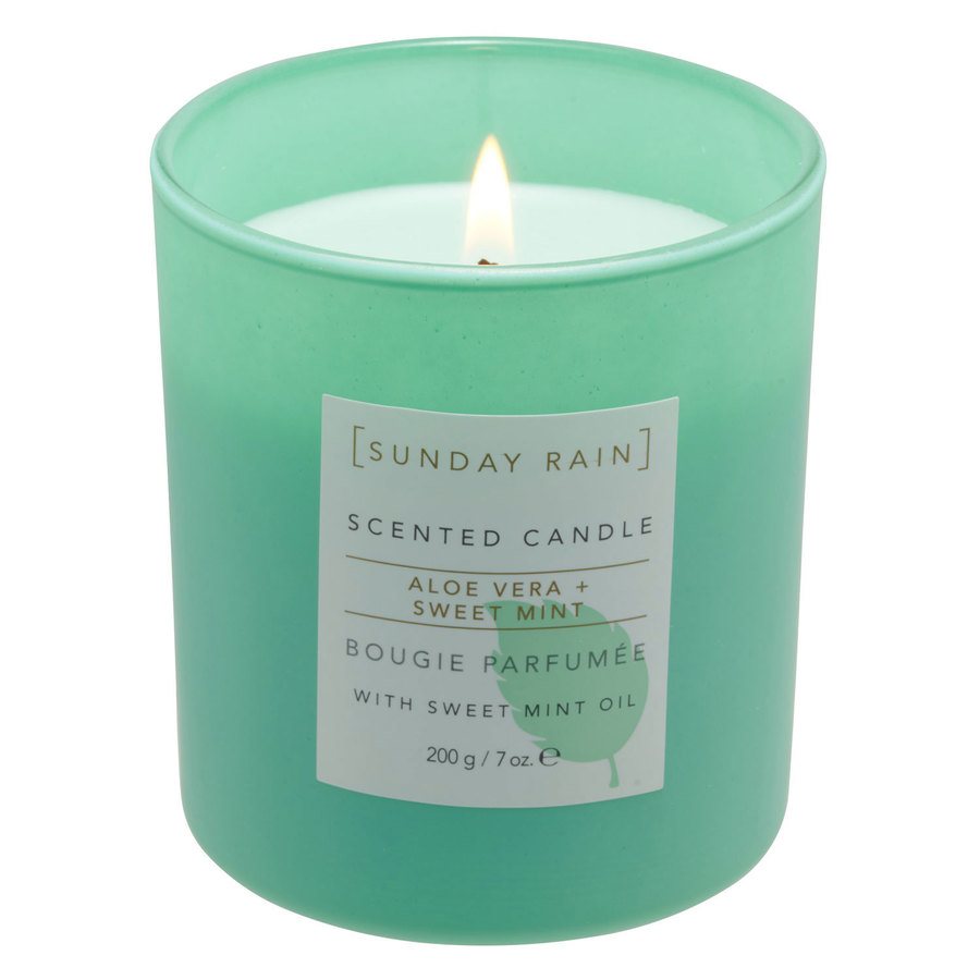 Sunday Rain Scented Candle Aloe & Sweet Mint 200 g