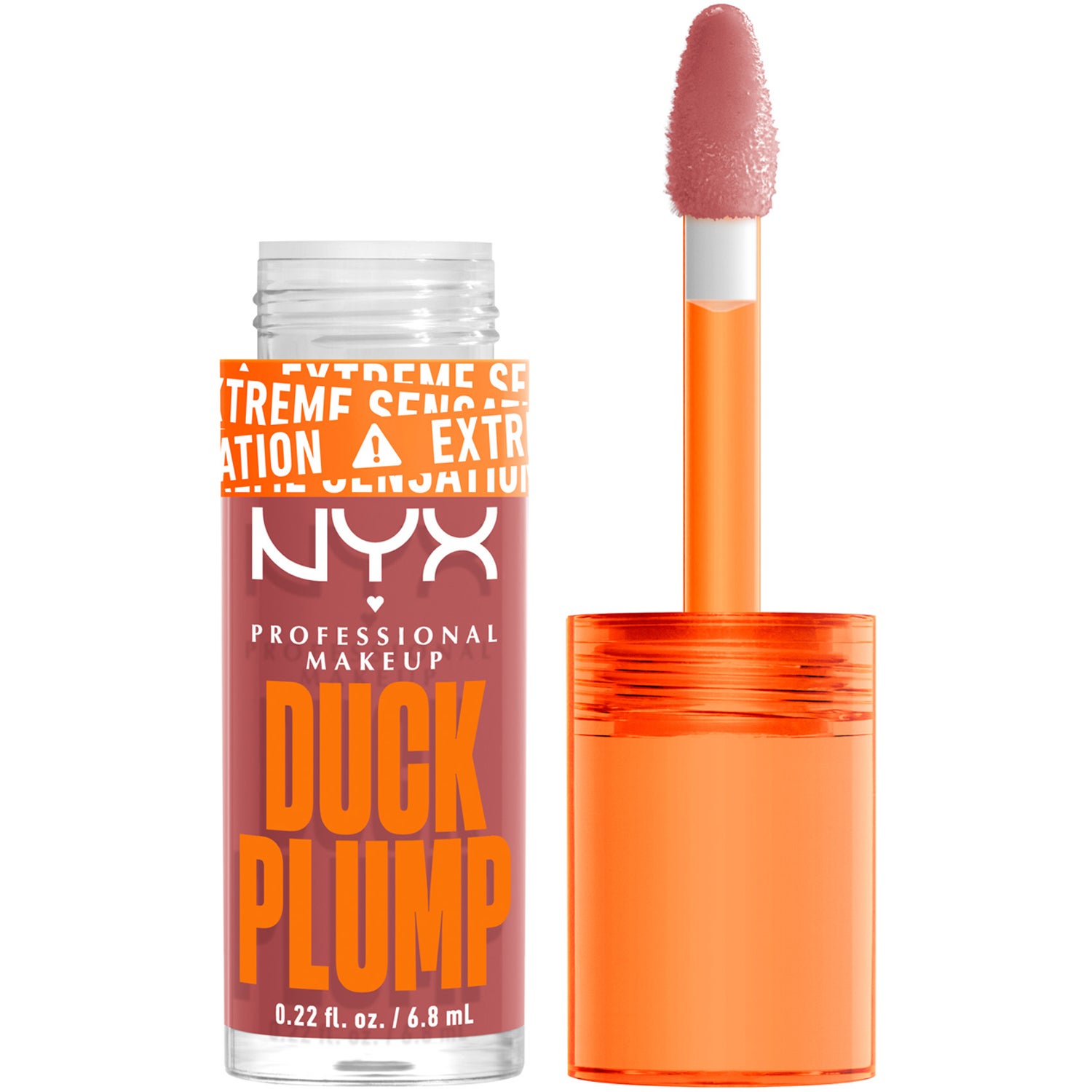 NYX Professional Makeup Duck Plump Lip Lacquer 03 Nude Swings - 7 ml