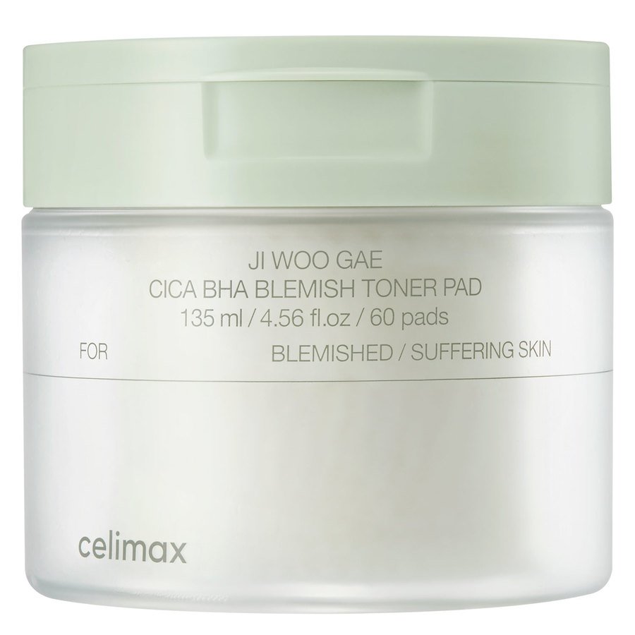 Celimax Ji Woo Gae Cica BHA Blemish Toner Pad 60 st