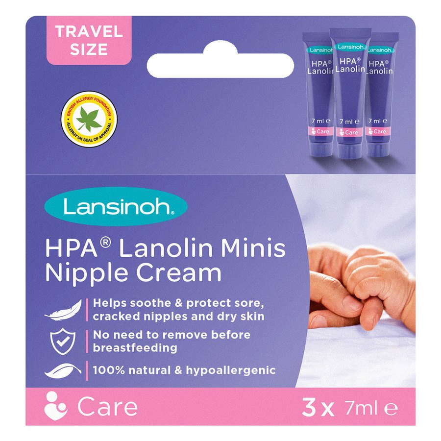 Lansinoh HPA Lanolin Nipple Cream 3 x 7 ml