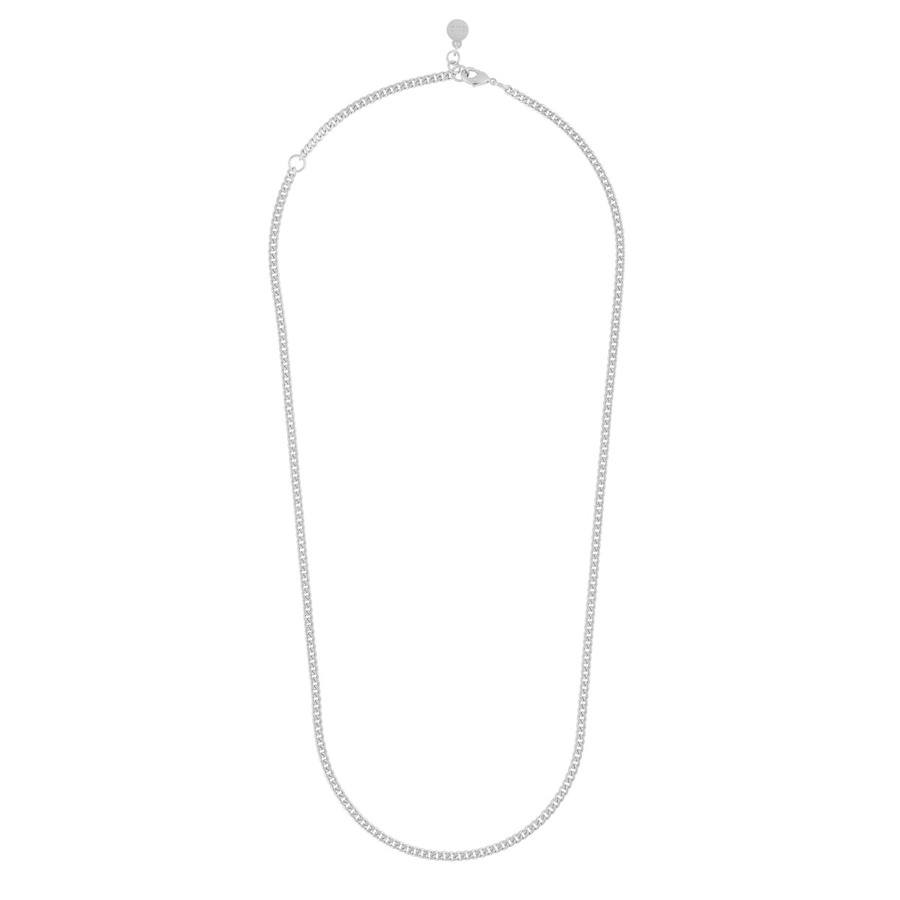 Snö of Sweden Casual Kim Small Necklace Plain Silver 50 cm