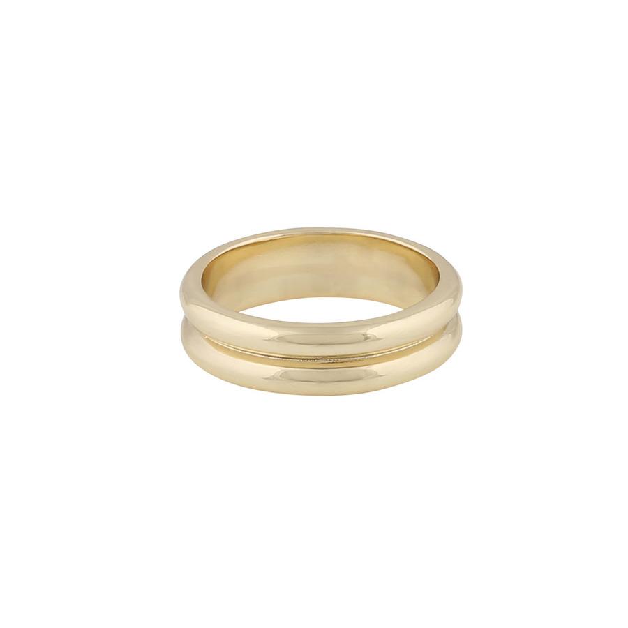 Snö of Sweden Casual Kim Double Ring Plain Gold L