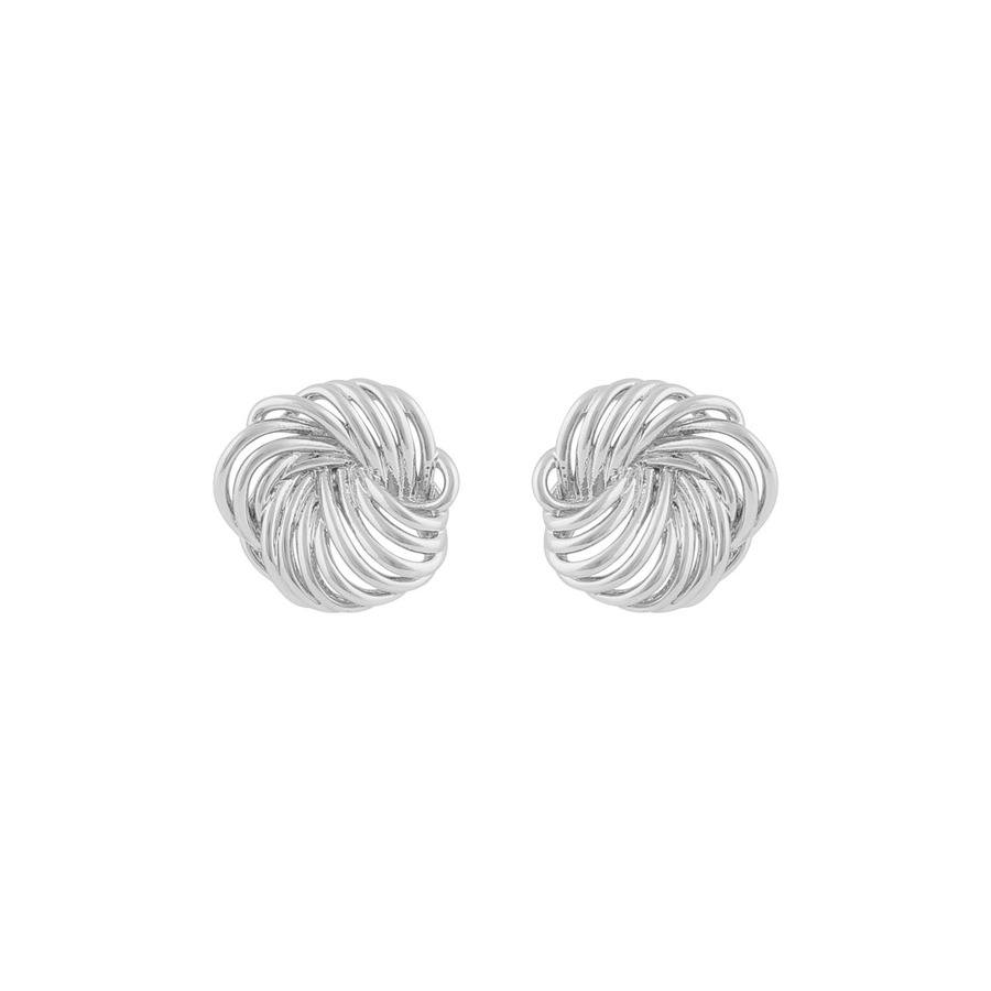 Snö Of Sweden Dakota Small Round Earring Plain Silver