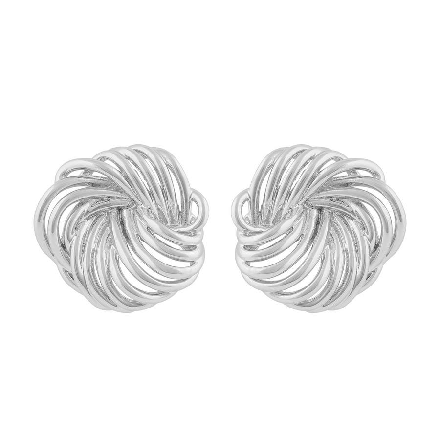 Snö Of Sweden Dakota Big Round Earring Plain Silver