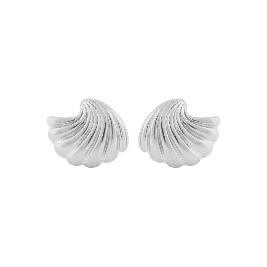 Snö Of Sweden Dakota Twist Small Earring Plain Silver