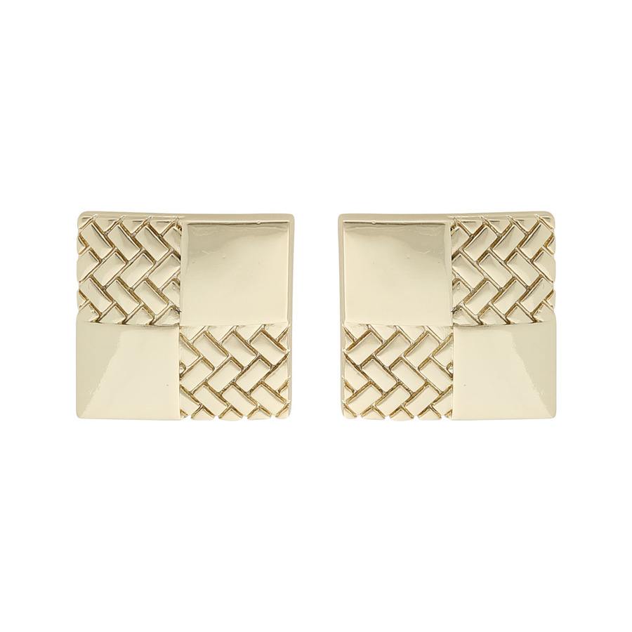 Snö of Sweden Addison Big Earring Plain Gold