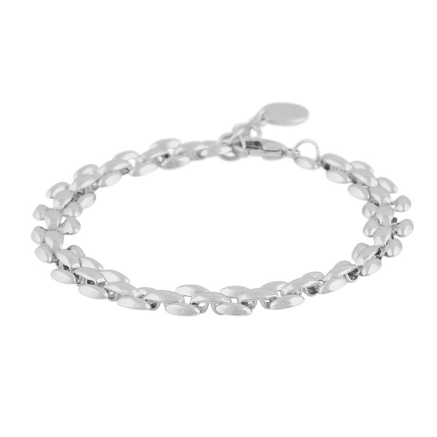 Snö of Sweden Aero Square Bracelet Plain Silver