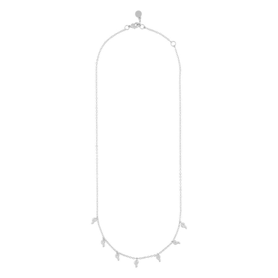 Snö of Sweden Lauren Charm Necklace Plain Silver 45 cm