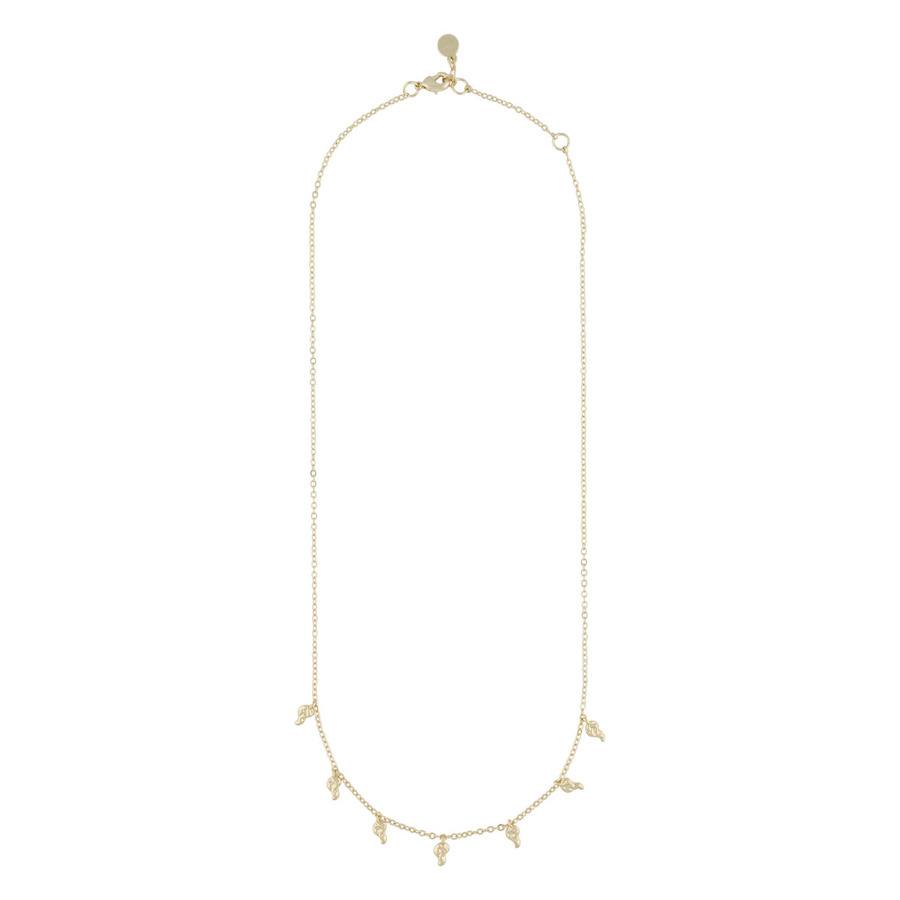 Snö of Sweden Lauren Charm Necklace Plain Gold 45 cm