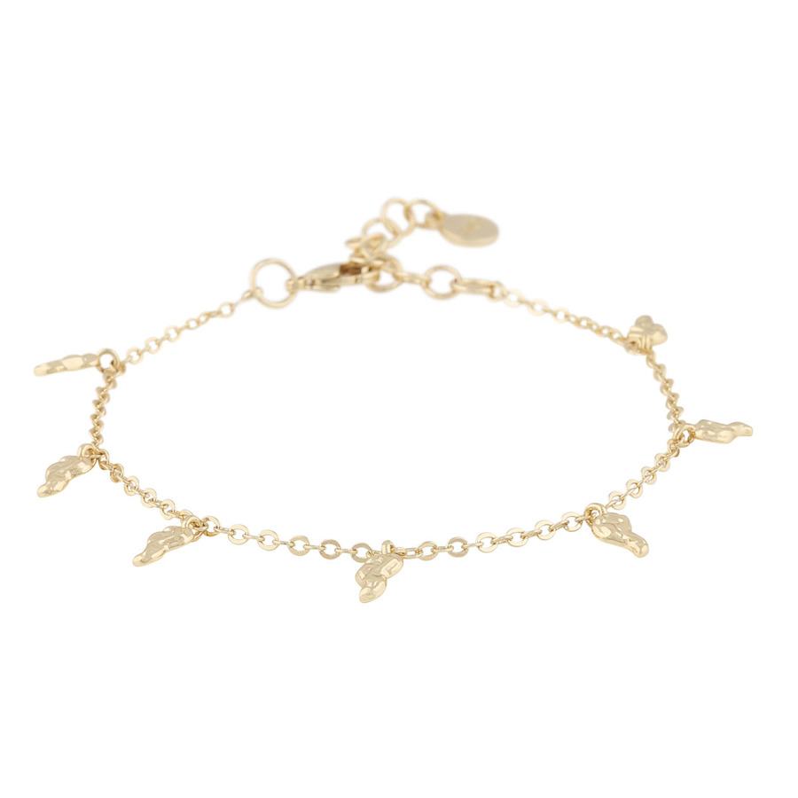 Snö of Sweden Lauren Charm Bracelet Plain Gold