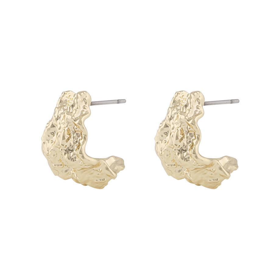 Snö of Sweden Lauren Oval Earring Plain Gold