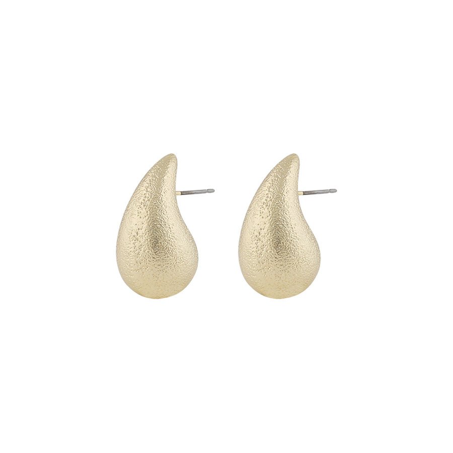 Snö of Sweden Yenni Matt Mini Earring Plain Gold Onesize