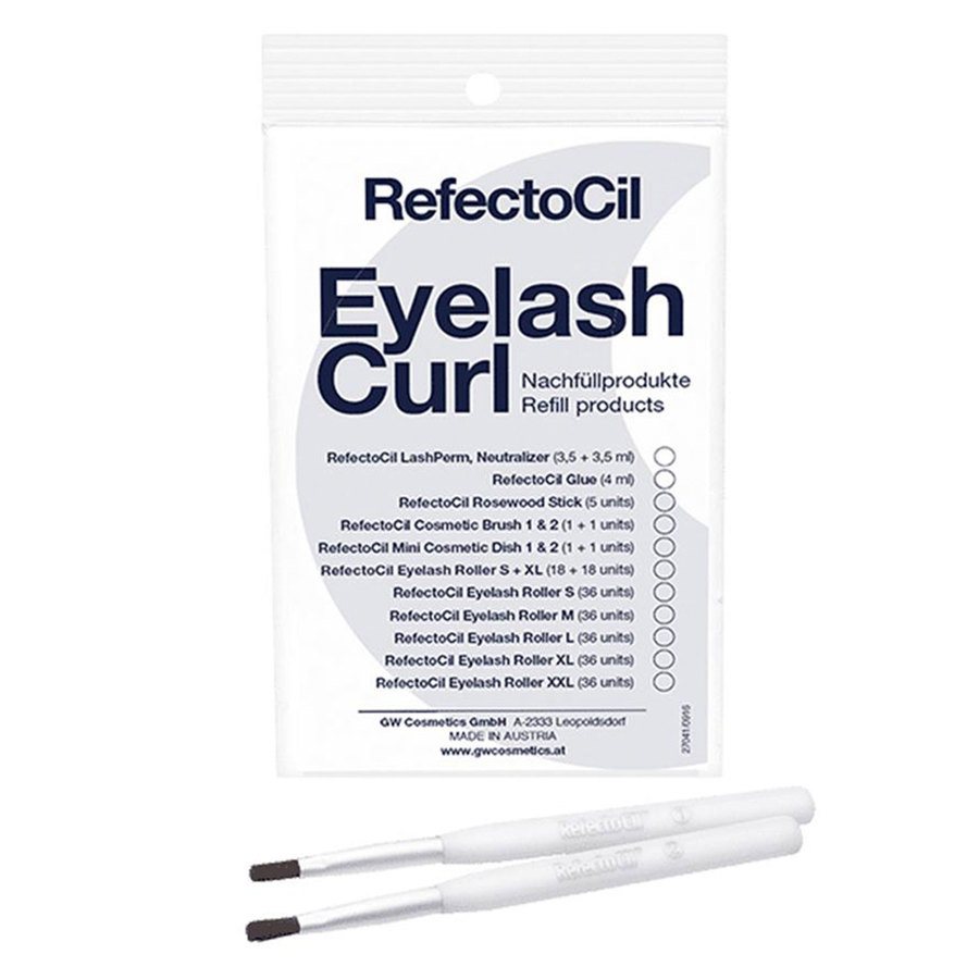 RefectoCil Eyelash Curl Refill Cosmetic Brush Set