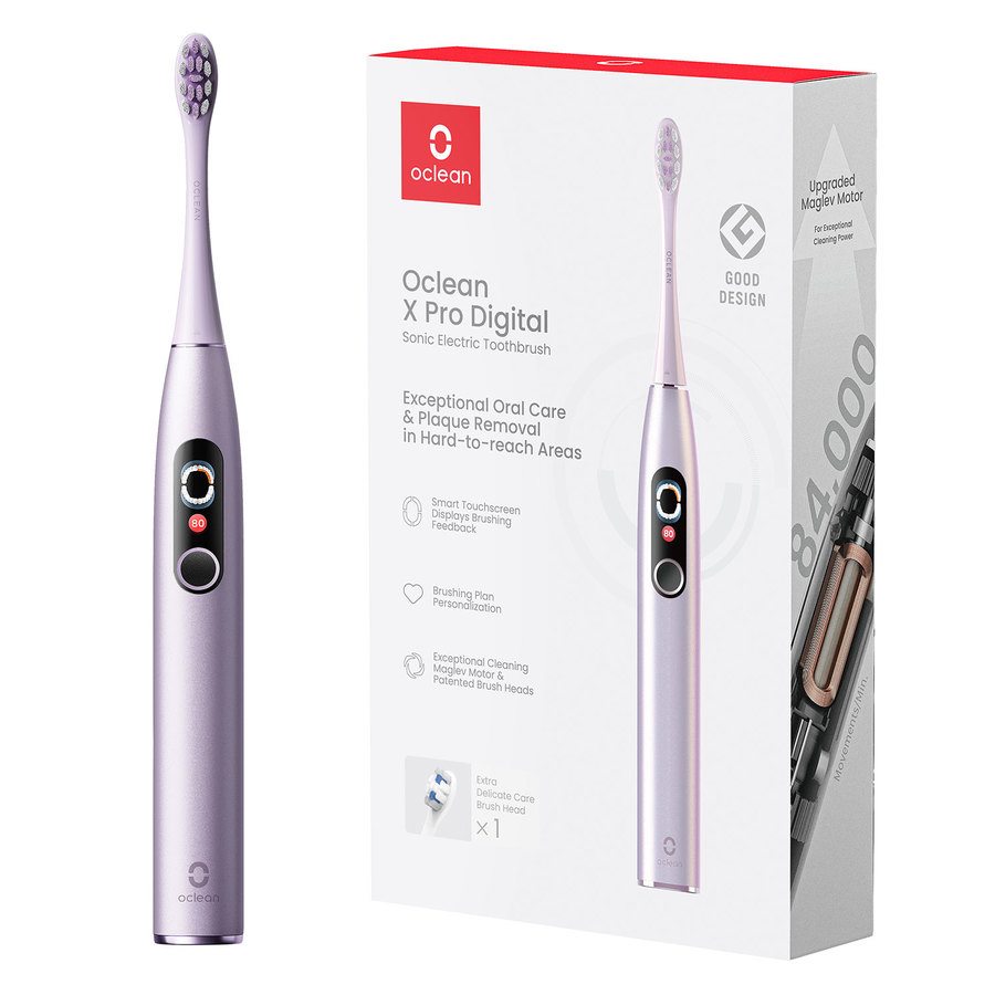 Oclean Electric X Pro Digital Toothbrush Purple