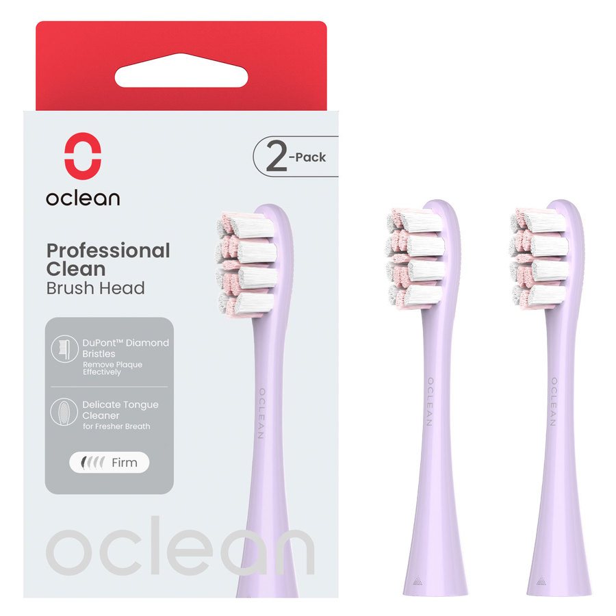 Oclean Professional Clean Brush Head Purple 2 st