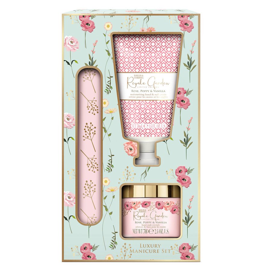 Baylis & Harding Royale Garden Rose, Poppy & Vanilla Manicure Gif