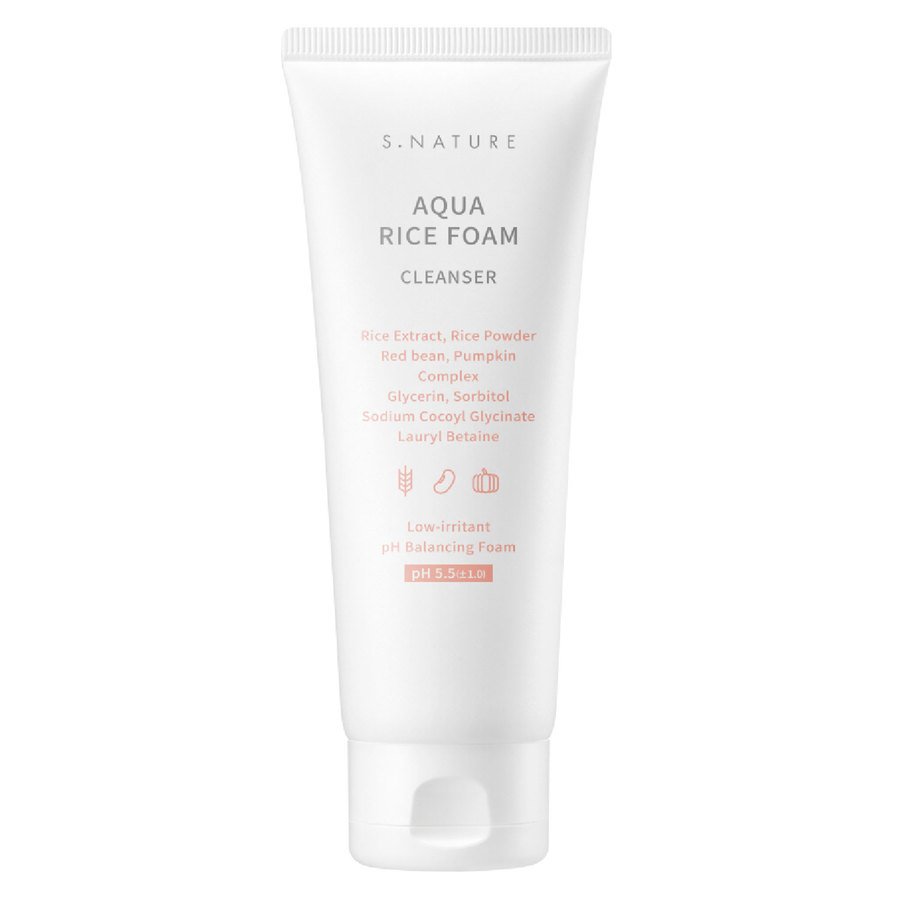 S.NATURE Aqua Rice Foam Cleanser 160 ml