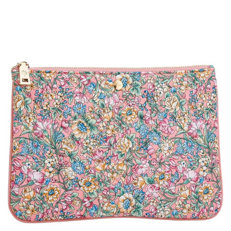 Fläkt Palm Rosie Flower Clutch