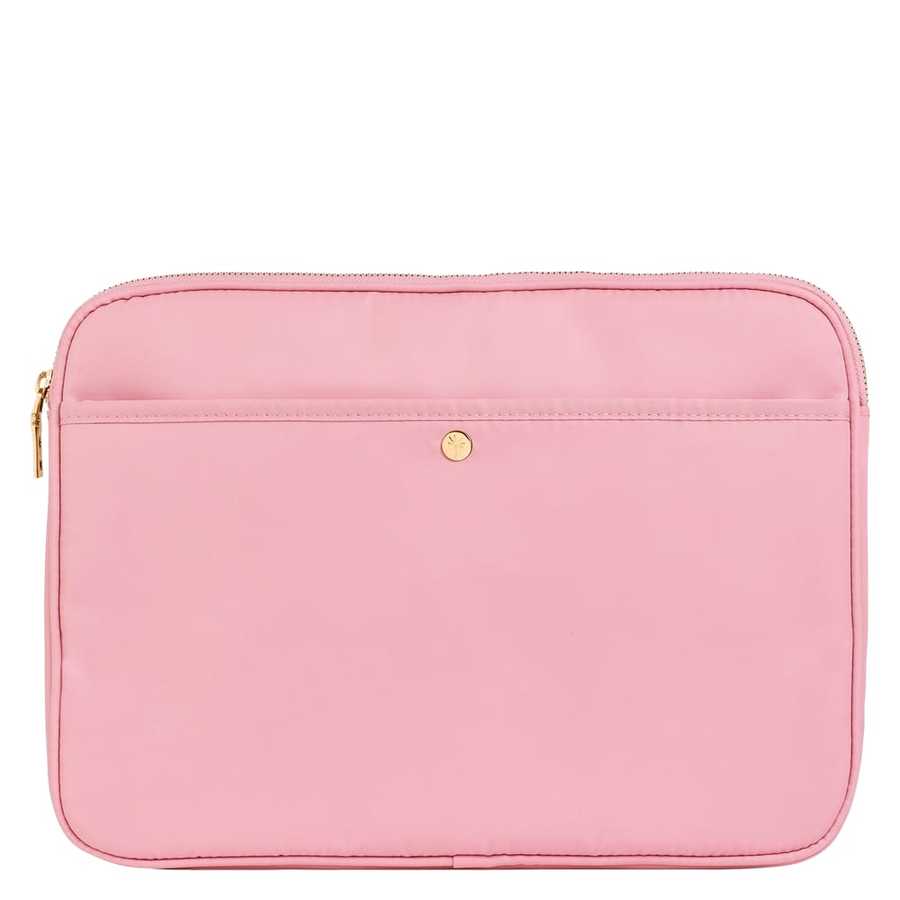 Fan Palm Soft Pink Nylon Laptop Sleeve