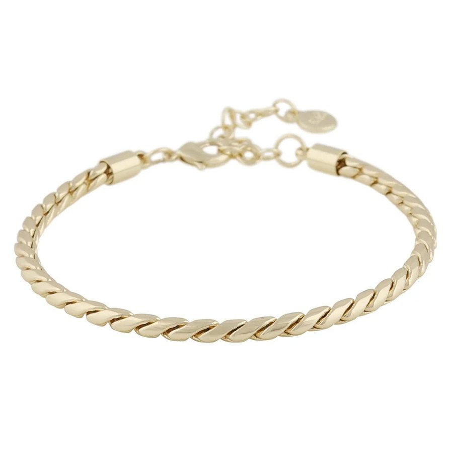 SNÖ of Sweden Addison Small Bracelet Plain Gold Onesize